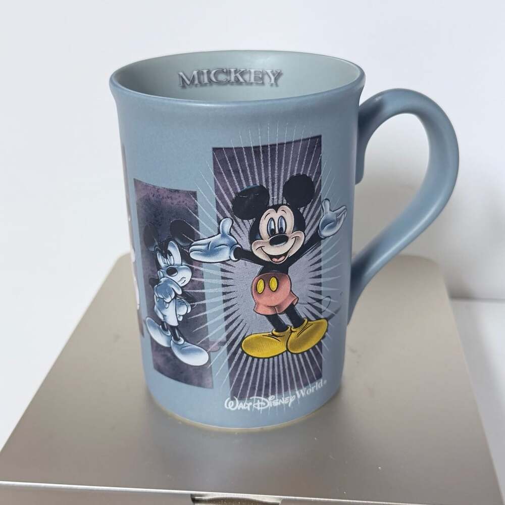 Walt Disney World Mickey Mouse Slate Blue Coffee Mug